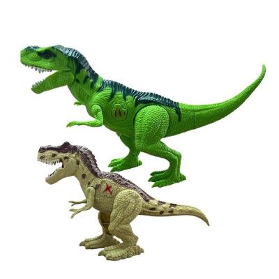 Conjunto 2 Dinossauros De Brinquedo Rugido Selvagem