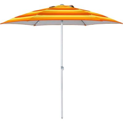 Guarda Sol 2,40 M Laranja E Amarelo Degradê Alumínio Vareta Fibra Vidro 12765 Bel