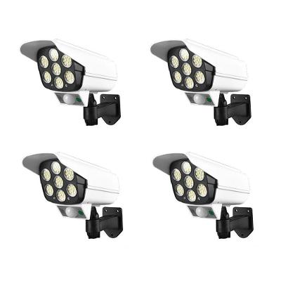 Luminaria Solar Camera Dummy 4 Unidades Falsa 30w Controle