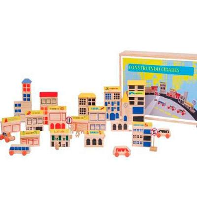 Brinquedos Educativos Blocos Construindo Cidades 85 Peças