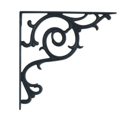 Cantoneira Mão Francesa Ferro Fundido Nº09 Em Hera 30x30cm