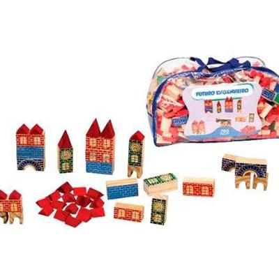 Peças de Montar Sacolão Criativo Futuro Engenheiro 700 Peças