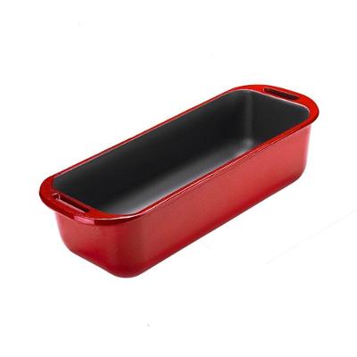 Forma Chef Vermelha Alça Ferro Panela Mineira 29x12x8cm 1,8l