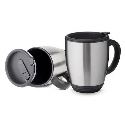 Caneca Térmica Em Aço Inox De 450ml Com Tampa Hermética