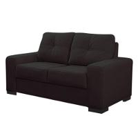 Sofá 2 Lugares 150cm Turim Couro Marrom Fosco - 1