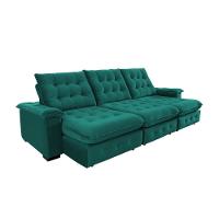 Sofá Coliseu 3.10m Retrátil E Reclinável Super Pillow - Verde - 7