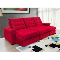 Sofá Coliseu 2.90m Retrátil E Reclinável Super Pillow - Vermelho - 6
