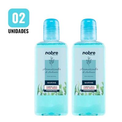 Kit 2 Aromatizantes De Ambiente 140ml Nobre - Marine Concentrado, Perfume Duradouro
