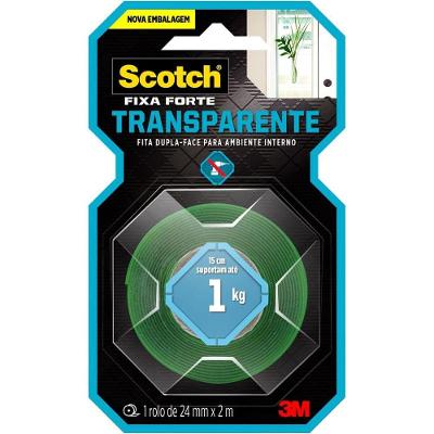 Fita Dupla Face Fixa Forte 25mmx2m Scotch 3m