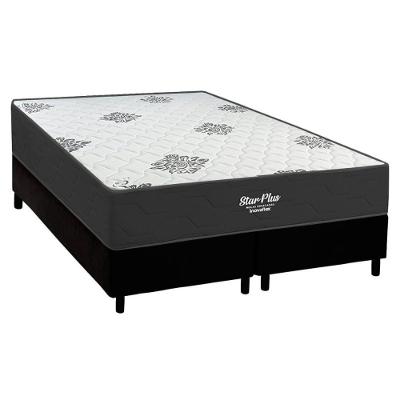 Cama Box Queen + Colchão Ortopédico Inovaflex Star