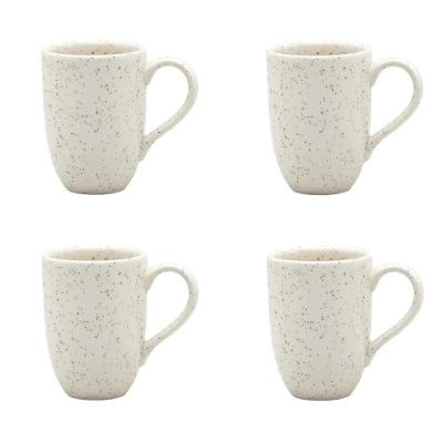 Conjunto De Canecas 04 Peças Flat Chuvisco 350 Ml Oxford