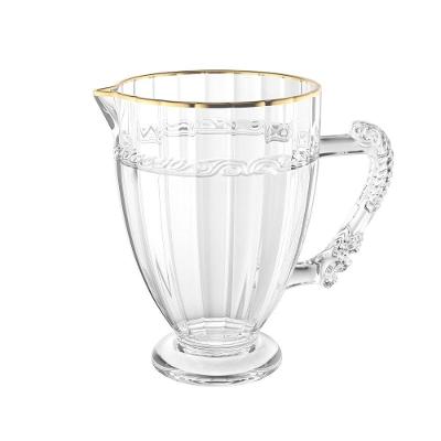 Jarra De Cristal Ecológico 1,3 L Com Fio De Ouro Imperial Lyor