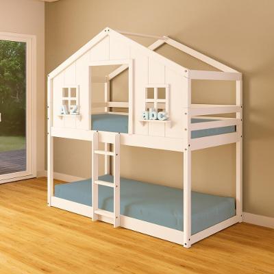 Beliche Montessoriano Casinha Dos Sonhos Madeira Maciça Branco Housin