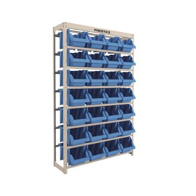 Estante Gaveteiro Com 28 Gavetas N7 Azul E Bege Presto