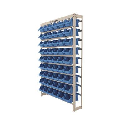 Estante Gaveteiro Com 54 Gavetas N5 Azul E Bege Presto