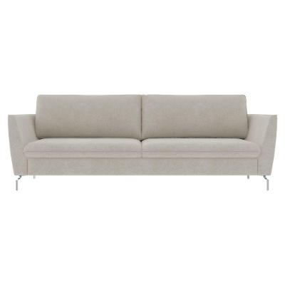 Sofá Decorativo 230cm Olívia Suede Bege Gran Belo