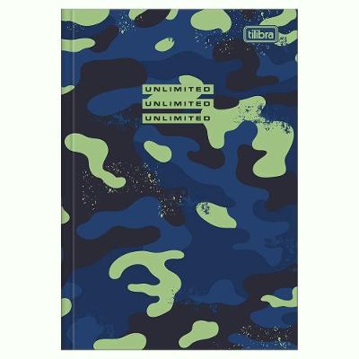 Caderno Brochura Capa Dura Universitário Hide 80 Folhas Tilibra Estampa 2