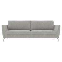 Sofá Decorativo 230cm Olívia Suede Cinza Gran Belo - 1