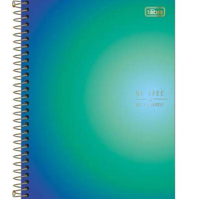 Caderno Espiral Capa Dura Colegial 1 Matéria Great 80 Folhas Tilibra Estampa 4