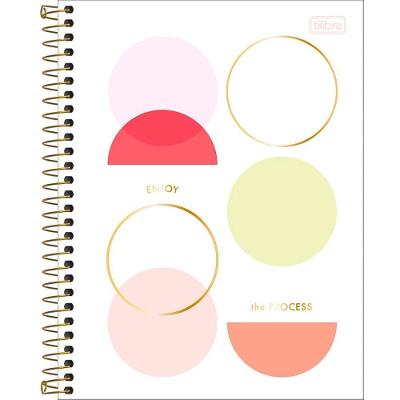 Caderno Espiral Capa Dura Colegial Midtown 80 Folhas Tilibra Estampa 1