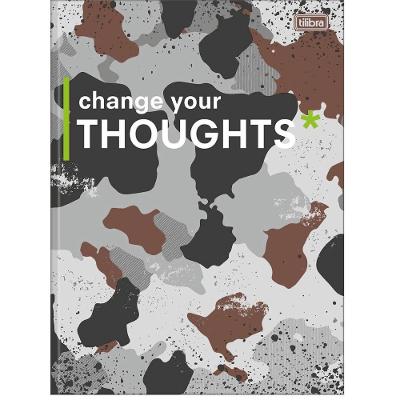 Caderno Brochura Capa Dura Universitário Hide 80 Folhas Tilibra Estampa 1