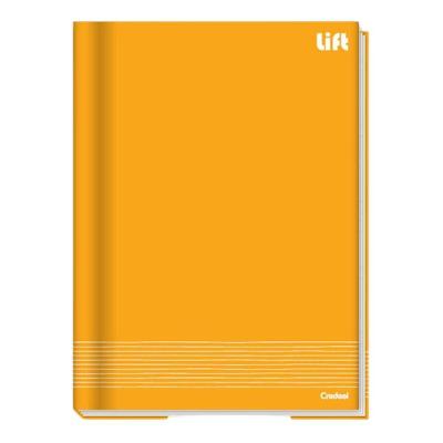 Caderno Brochura Universitário Capa Dura A4 1 Matéria 80 Folhas Lift Credeal Amarelo