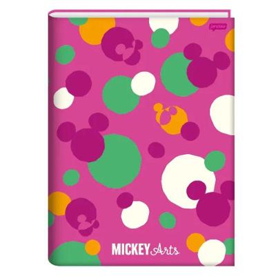 Caderno Brochura Universitário A4 1 Matéria 80 Folhas Capa Dura Mickey Arts Jandaia Estampa 3