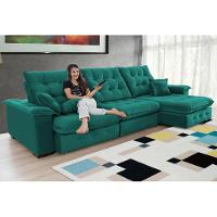 Sofá Coliseu Super Pillow 3,70m verde