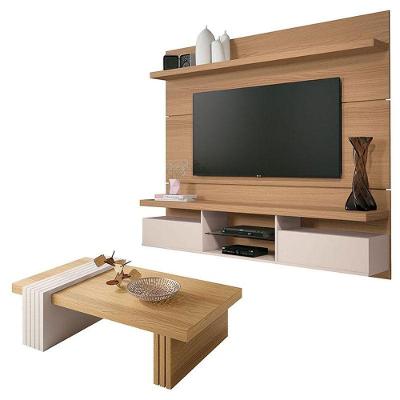 Home Suspenso Livin 1.8 Com Mesa De Centro Luna Freijó Off White - Hb Móveis