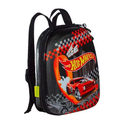 Mochila Infantil Hot Wheels Tamanho P - Preta