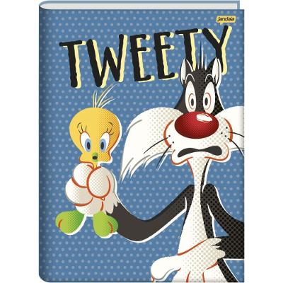 Caderno Brochura Capa Dura Universitário Tweety 80 Folhas Jandaia Estampa 2