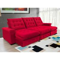 Sofá Coliseu 3.10m Retrátil E Reclinável Super Pillow - Vermelho - 2