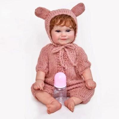 Bebê Reborn Boneca De Silicone De Vinil Macio Menina Realista 48cm