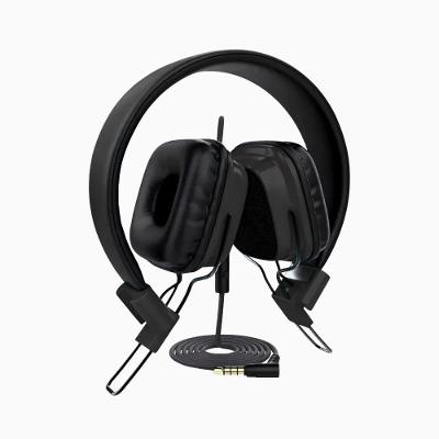 Headset Infantil Jsx-06 Com Controle De Volume No Cabo E Som Balanceado - Preto