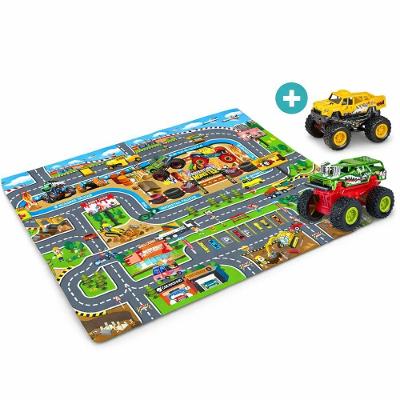 Tapete Infantil Interativo Antiderrapante Pista De Carrinho