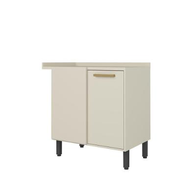 Balcão De Canto Com 1 Porta Arenas Bossa Nova Bertolini Areia