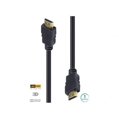 Cabo Hdmi 2.0 4k Ultra Hd 3d Conexão Ethernet 1 Metro - H20-1