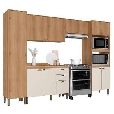 Cozinha Modulada Finesse Ambiente Composição 8 Capuccino Off White - Thb