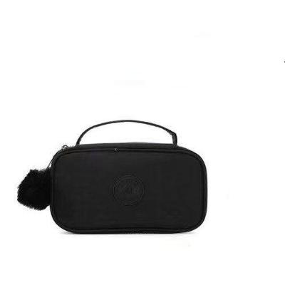 Estojo Escolar Box Juvenil Martelasse Organizador Grande Jumbo Box 2 Compartimentos Cor:preto 330