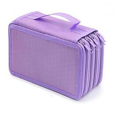 Estojo Box Escolar Com Divisorias/grande Capacidade Com 4 Niveis E Ziper 72 Canetas Cor:l