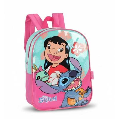 Mochila Costas Stitch Pequena Creche Baby Aloha Escolar Luxcel