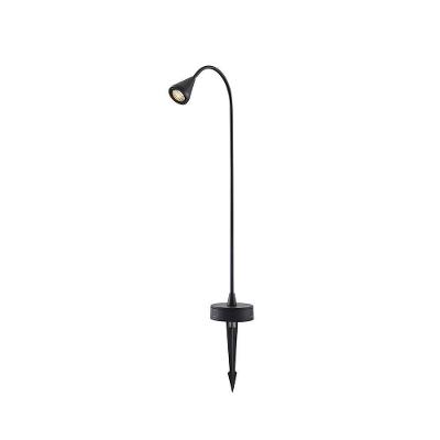Luminária De Jardim Nordecor Wedi 6488 Led 5w Bivolt Preto 3000k Luz Amarela