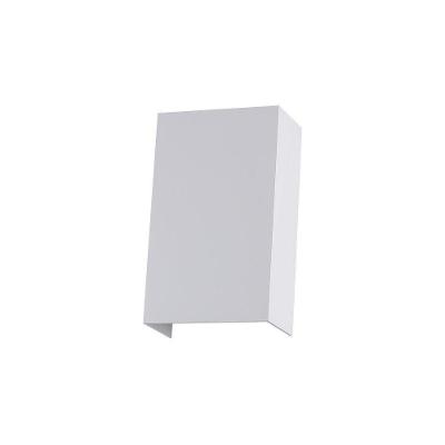 Arandela Nordecor Siki 10w Led Ip65 Bivolt Branco - 3000k - Luz Amarela