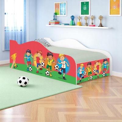 Cama Fun Futebol Meninos Solteiro Com Colchão
