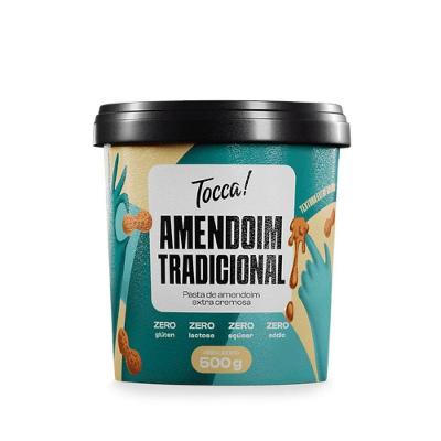 Pasta De Amendoim Zero Açúcar Tradicional Tocca 420g