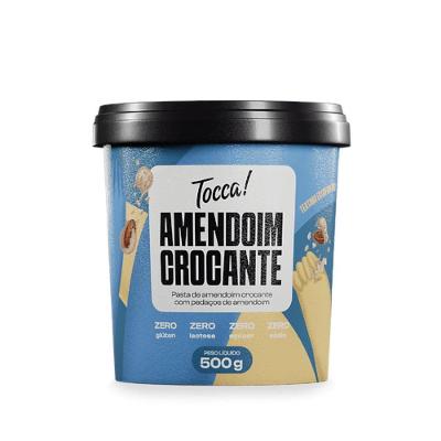 Pasta De Amendoim Zero Açúcar Crocante Tocca 420g