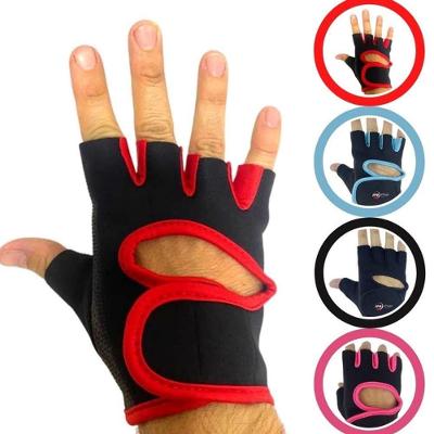 Par De Luva Profissional Academia Esporte Treino Musculação Ciclismo Exercícios Cor:preto