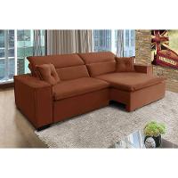 Sofá Londres 2.70m Retrátil E Reclinável Pillow Top - Terra - 5