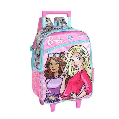 Mochila Com Rodas Barbie Rosa - único Rosa