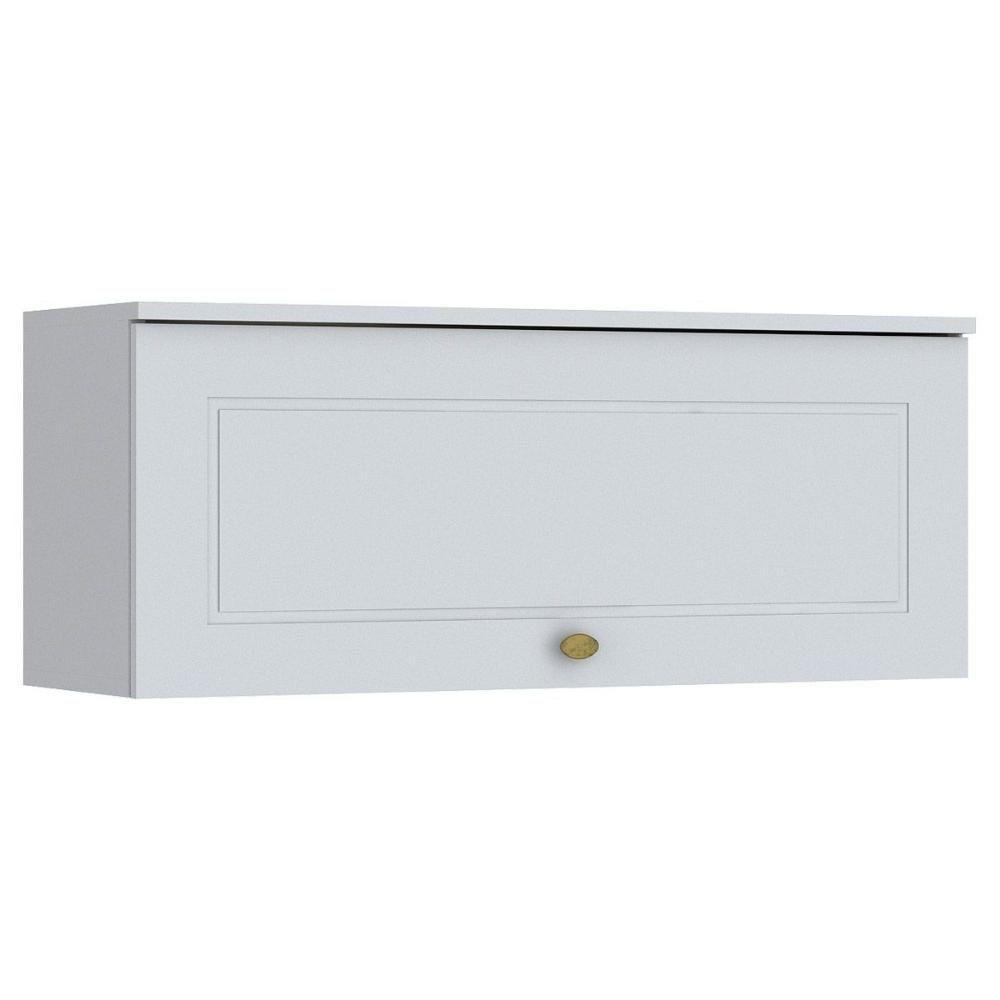 Armário de Cozinha Modulado  Americana c/ 1 Porta Basculante Branco - Henn - 1